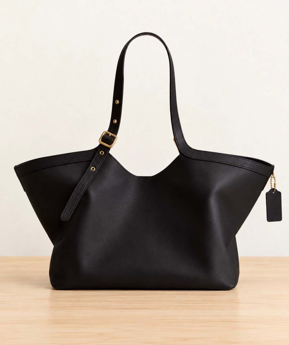 NWT Coach CAM00 Gramercy Natural Grain Leather Tote Bag